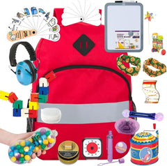 Sensory Processing Backpack-Sensory toy-ADD/ADHD,AllSensory,Calmer Classrooms,Calming & Anxiety,Classroom Packs,excell2,Helps With,Learning Activity Kits,Neuro Diversity,Noise Reduction,Portable Sensory Rooms,Sensory,sensory activity,Sensory Boxes,Sensory Processing Disorder,Stress Relief,Transitions and Routines-Learning SPACE