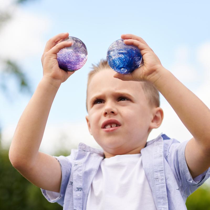 Sensory Rainbow Glitter Balls ‰ÛÒ Pack of 7, Learning SPACE