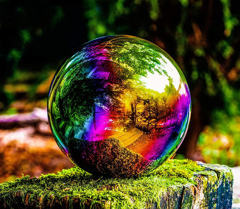 Sensory Reflective Colour Burst Balls - Pk4, Learning SPACE
