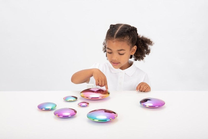 Sensory Reflective Colour Burst Buttons - Pk7, Learning SPACE