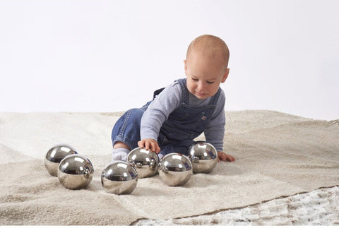 Sensory Reflective Mystery Balls - Pk6-AllSensory,Calming & Anxiety,Early Years Sensory Play,Helps With,Sensory & Physio Balls,Sensory Balls,Sensory Seeking,Stock,Tactile Toys & Books,TickiT,Visual Sensory Toys-Learning SPACE