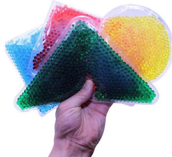 Sensory Soft Bead Filled Squidgy Shapes (Set of 4), Learning SPACE