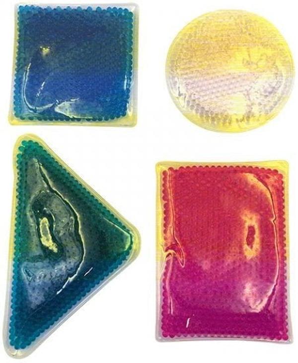Sensory Soft Bead Filled Squidgy Shapes (Set of 4), Learning SPACE