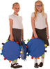 Sensory Touch Tag Carry Cushion 6 Pack, Learning SPACE