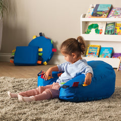 Sensory Touch Tags Support Seat Blue, Learning SPACE
