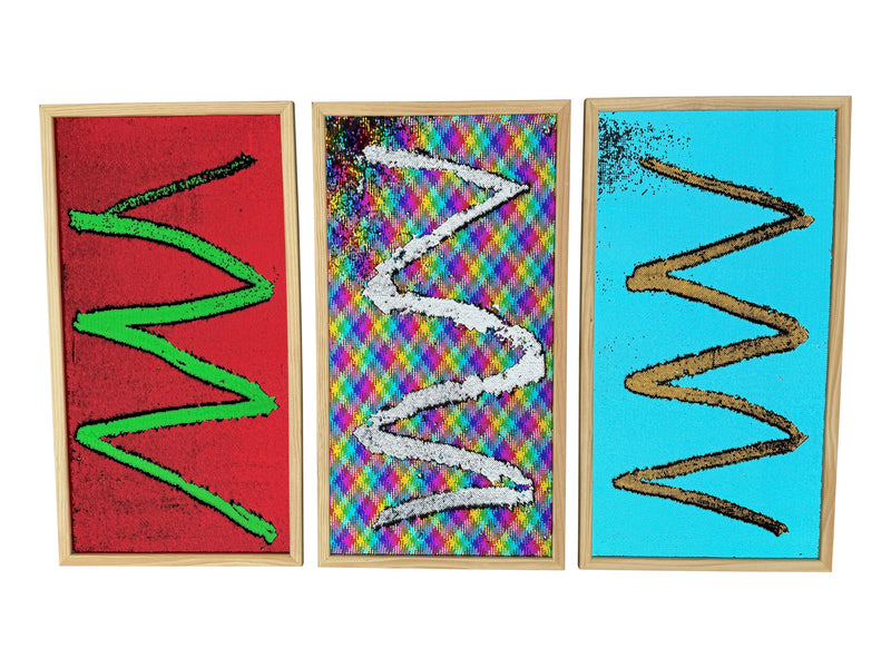 Sequin Wall Boards - Set of 3, Learning SPACE