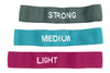 Set of 3 Loop Resistance Bands, Exercise Learning SPACE