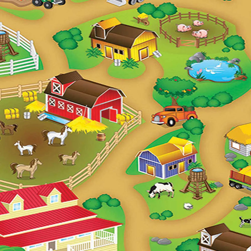 Set of Large Play Mats (120 x 100cm) Set of 6, Learning SPACE