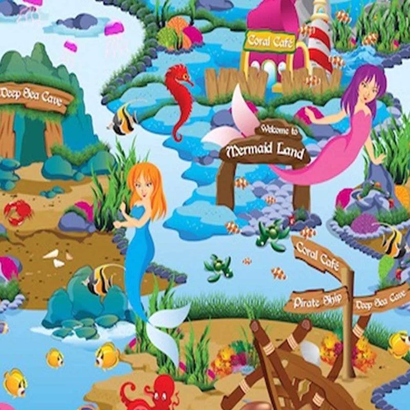 Set of Large Play Mats (120 x 100cm) Set of 6, Learning SPACE