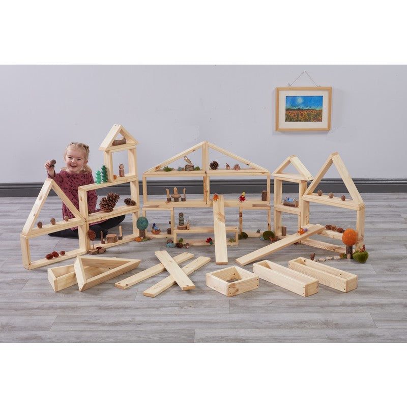 Shape Building Blocks (30Pk), Learning SPACE