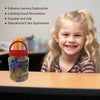 Shatterproof Coloured Acrylic Pebbles (Pack of 30), Sensory toy Learning SPACE