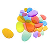 Shatterproof Coloured Acrylic Pebbles (Pack of 30), Sensory toy Learning SPACE