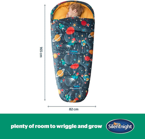 Silentnight Kids Sleeping Bag - Space, Learning SPACE