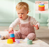Silisoft Round Stacking Cups (Rainbow) - 7 Pack, Learning SPACE