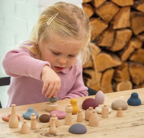 Silisoft Woodland Mushroom Set (Earth) 12 Pack, Learning SPACE