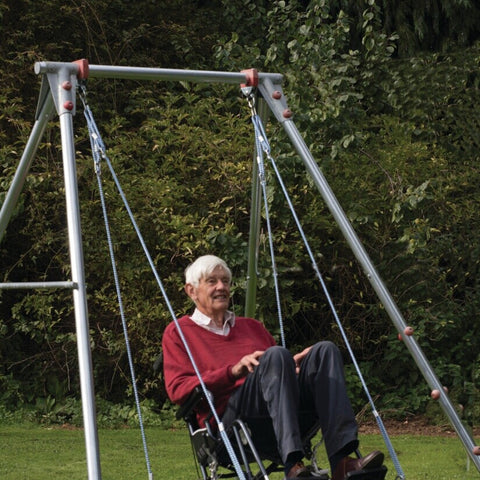 Single Swing Frame-Adapted Outdoor play,Dropship,Outdoor Swings,Specialised Prams Walkers & Seating,Stock,Teen & Adult Swings-Learning SPACE