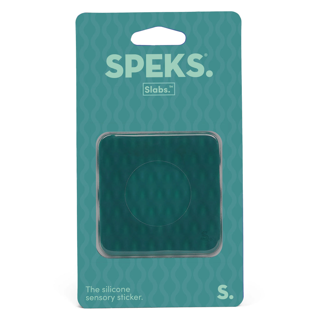 Slabs - The Silicone Sensory Sticker, Mesh Green Single Pack Sensory toy Learning SPACE