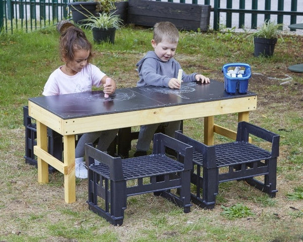 Slim H Crate Chalk Table (Nursery), Learning SPACE