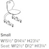 Small Intellect Wave Rocker Chair - Chrome Surfs Up, Learning SPACE