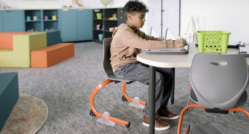 Small Intellect Wave Rocker Chair - Chrome Surfs Up, Learning SPACE