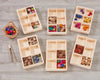 Small Wooden Sorting Trays (6Pk), Learning SPACE