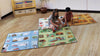Small World Road Map Indoor/Outdoor Carpet Set of 4, Learning SPACE
