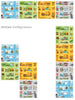 Small World Road Map Indoor/Outdoor Carpet Set of 4, Learning SPACE