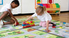 Small World Road Map Indoor/Outdoor Carpet Set of 4, Learning SPACE