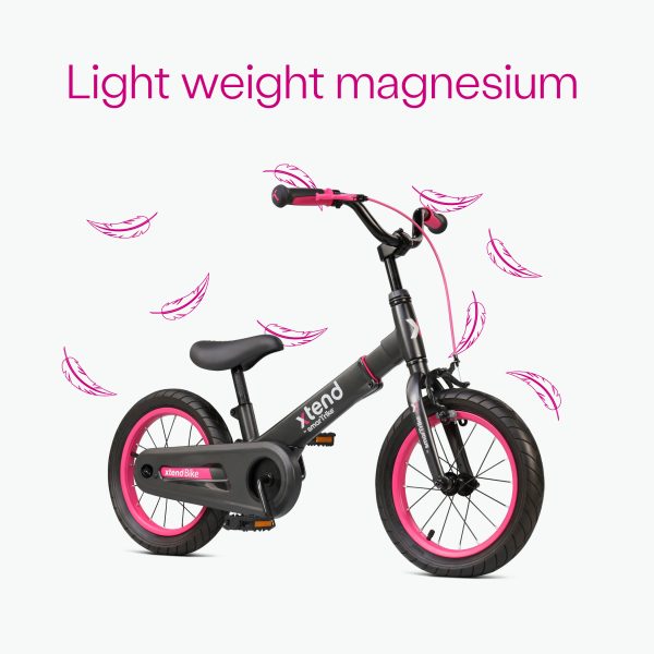 SmarTrike Xtend 3 Stage Bicycle - 12" Balance bike to Pedal bike 14", Learning SPACE