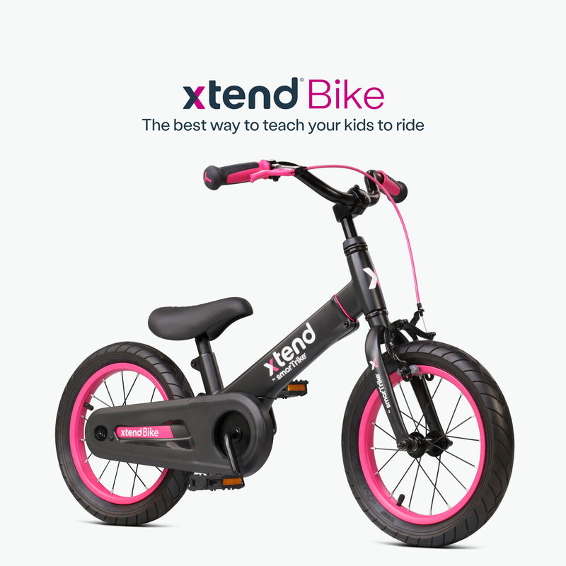 SmarTrike Xtend 3 Stage Bicycle - 12" Balance bike to Pedal bike 14", Learning SPACE