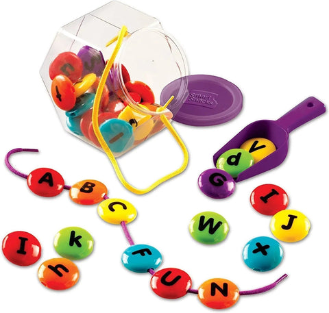 Smart Snacks® ABC Lacing Sweets™-Additional Need,Dyslexia,Early Years Literacy,Fine Motor Skills,Helps With,Lacing,Learn Alphabet & Phonics,Learning Difficulties,Learning Resources,Literacy Toys,Primary Literacy,Stock-Learning SPACE