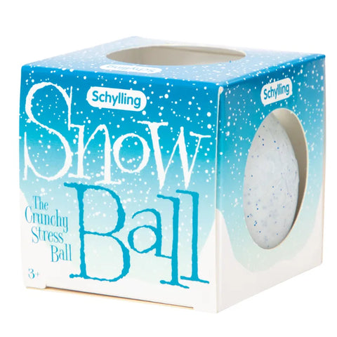 Snow Ball Crunch Stress Toy-Christmas,Christmas 2025,Fidget,Squishing Fidget,Stocking Stuffers,Stress Relief,Stretchy-Learning SPACE