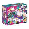Box of So Squishy Squish 'n' Style Jewellery toy set with colorful design and character illustrations.