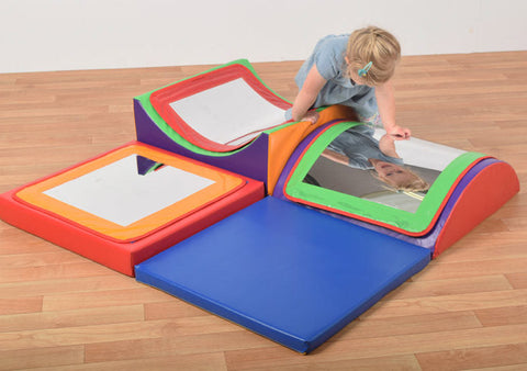 Soft Play Set - Triple Sensory Mirror, Learning SPACE