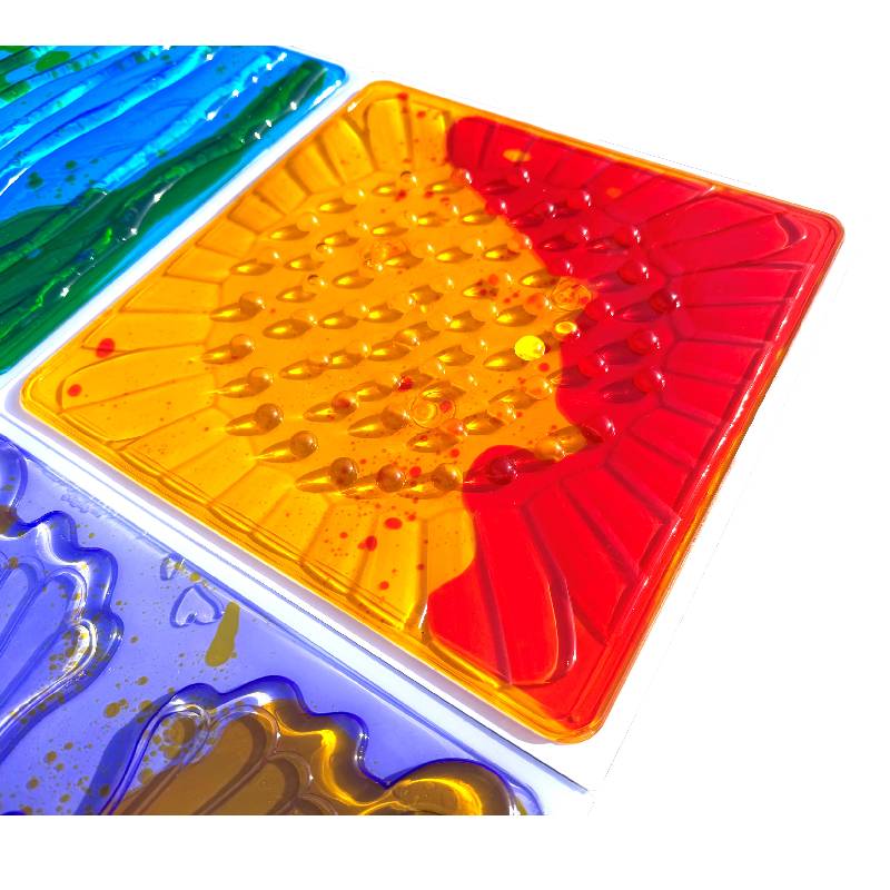 Soft Textured Sensory Floor Tiles – Set of 6