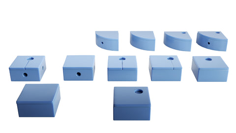 Softplay Plinth For Bubble tubes and Fibre Optics (1x1x0.4m)-Bubble Tube Accessories,Fibre Optic Lighting,Home Bubble Tubes & Walls,Learning SPACE,Plinths,Sensory Room Furniture,Soft Play Sets-Learning SPACE