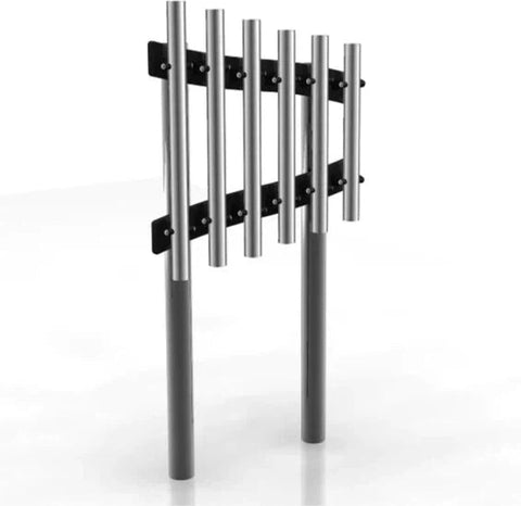 Soprano Pentatonic Freechimes with Legs - Sensory Garden Musical Instrument-Dropship,Matrix Group,Music,Outdoor Musical Instruments,Playground Equipment,Primary Music,Sensory Garden-Ground Fixed-LSPPFSPLG-Learning SPACE