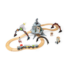 Space Train Set Wooden Toy Railway-Bigjigs Rail,Outer Space,Train,Wooden Toys-Learning SPACE