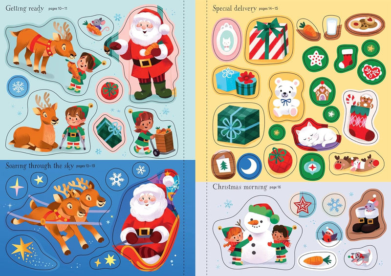 Sparkly Santa Sticker Book, Learning SPACE