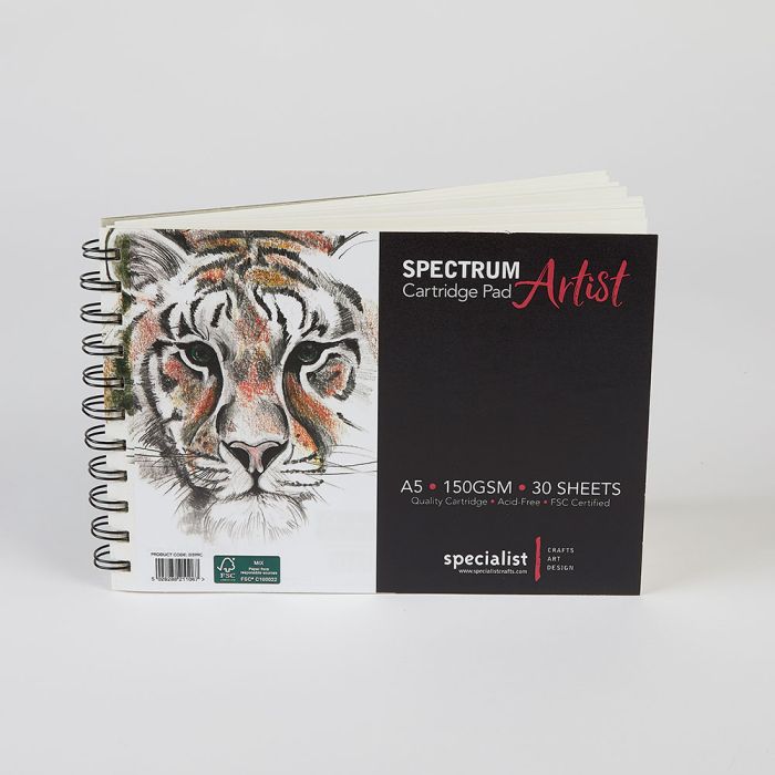 Spectrum Artist Cartridge Pad – A4 and A5 Sizes, A5 Learning SPACE