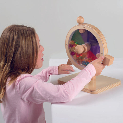 Spectrum Tumbler-Dropship,Fine Motor Skills,Visual Fun,Visual Sensory Toys,Wooden Toys-Learning SPACE
