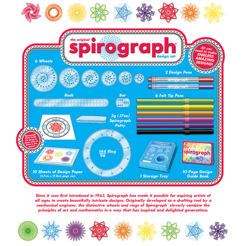 Spirograph Design Set – Classic Spiral Art Magic!, Learning SPACE