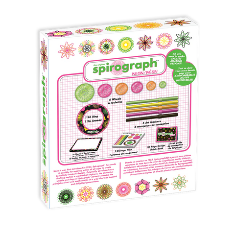 Spirograph Neon Set – Spiral into a World of Glowing Creativity!, Learning SPACE