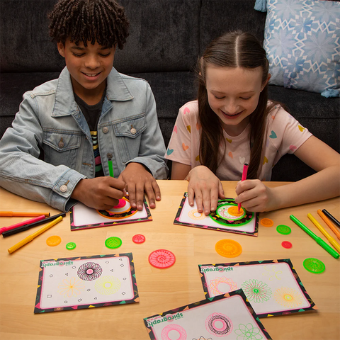Spirograph Neon Set – Spiral into a World of Glowing Creativity!, Learning SPACE