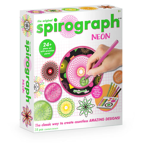 Spirograph Neon Set – Spiral into a World of Glowing Creativity!, Learning SPACE