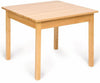 Square Wooden Childrens Table for Playroom & Bedrooms, Learning SPACE