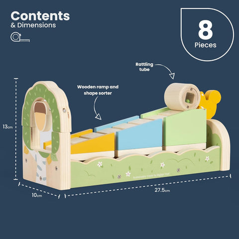 Squirrel Ramp Sorter – Sort, Slide & Squeak with Woodland Fun!, Learning SPACE