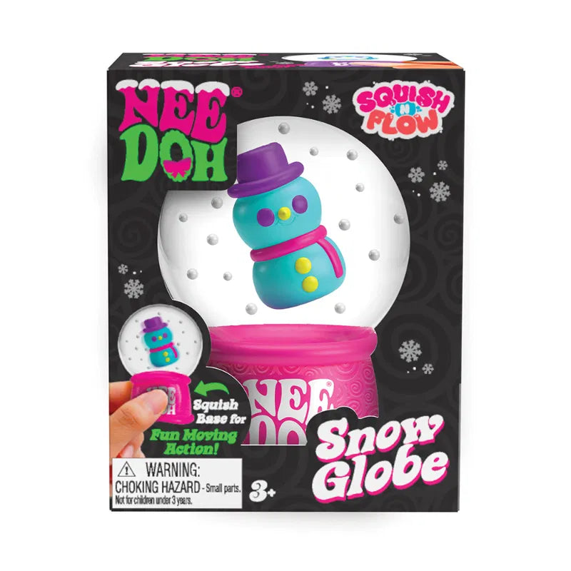 Squish N Flow Snow Globe Needoh-Christmas,Christmas 2025,Fidget,Needoh,Squishing Fidget,Stocking Stuffers,Stress Relief-Learning SPACE