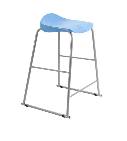 Stackable Titan Stool, Size 6 Blue Learning SPACE