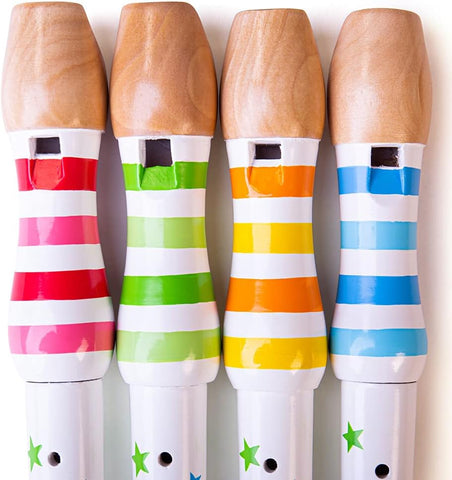 Star Recorder - Single - Children's Musical Instrument-Bigjigs Toys,Blow,Early Years Musical Toys,Gifts For 3-5 Years Old,Gifts for 5-7 Years Old,Music,Sound,Sound Equipment-Learning SPACE
